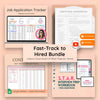 Fast-Track to Hired Bundle, Professional Resume, Cover Letter, Interview Prep (STAR Method), Application Tracker, Planner