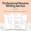 Professional Resume Writing Service + Interview Mastery Guide, ATS Optimized, Job-Winning Resume, Cover Letter Included, Key Interview Questions, STAR Method, 24-Hour Delivery